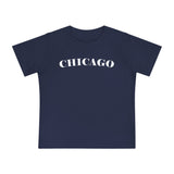 Mystery Noir Chicago Skyline Sunset Unisex Baby Short Sleeve T-Shirt - Aaria Tees Aaria Tees