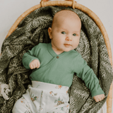 long bodysuit | Basil Green - Aaria Tees Aaria Tees