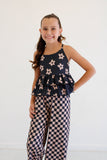 Falling for luxe- Wildflower Check Set Aaria Tees