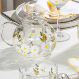 Painted Daisy Tea Pot Aaria Tees