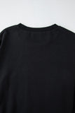 Black GAME DAY Rugby Football Graphic Pullover and Shorts Casual Outfit - Aaria Tees Aaria Tees