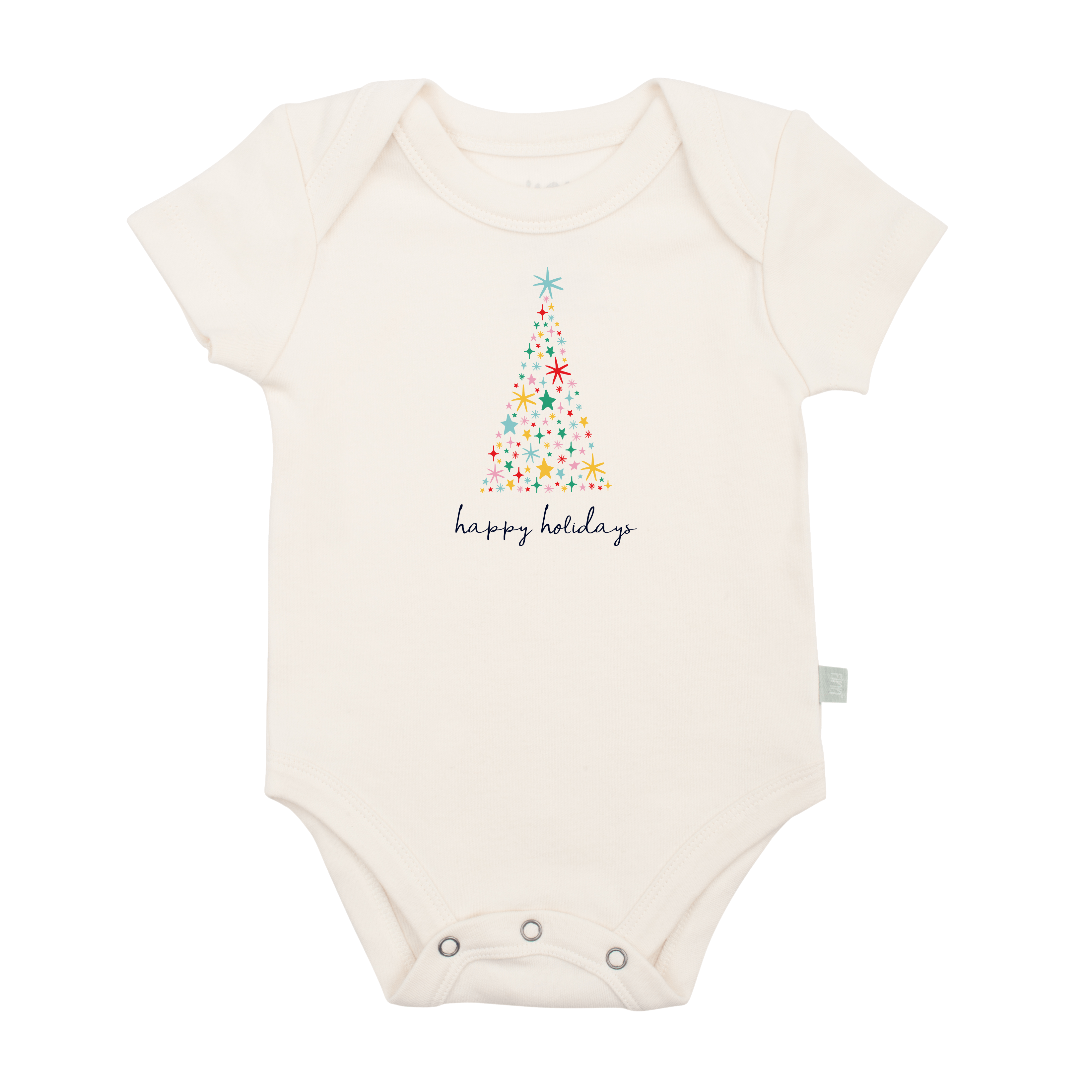 graphic bodysuit | happy holidays tree - Aaria Tees Aaria Tees