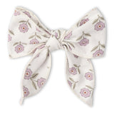Organic Hair Bow Clip - Lavender - Aaria Tees Aaria Tees