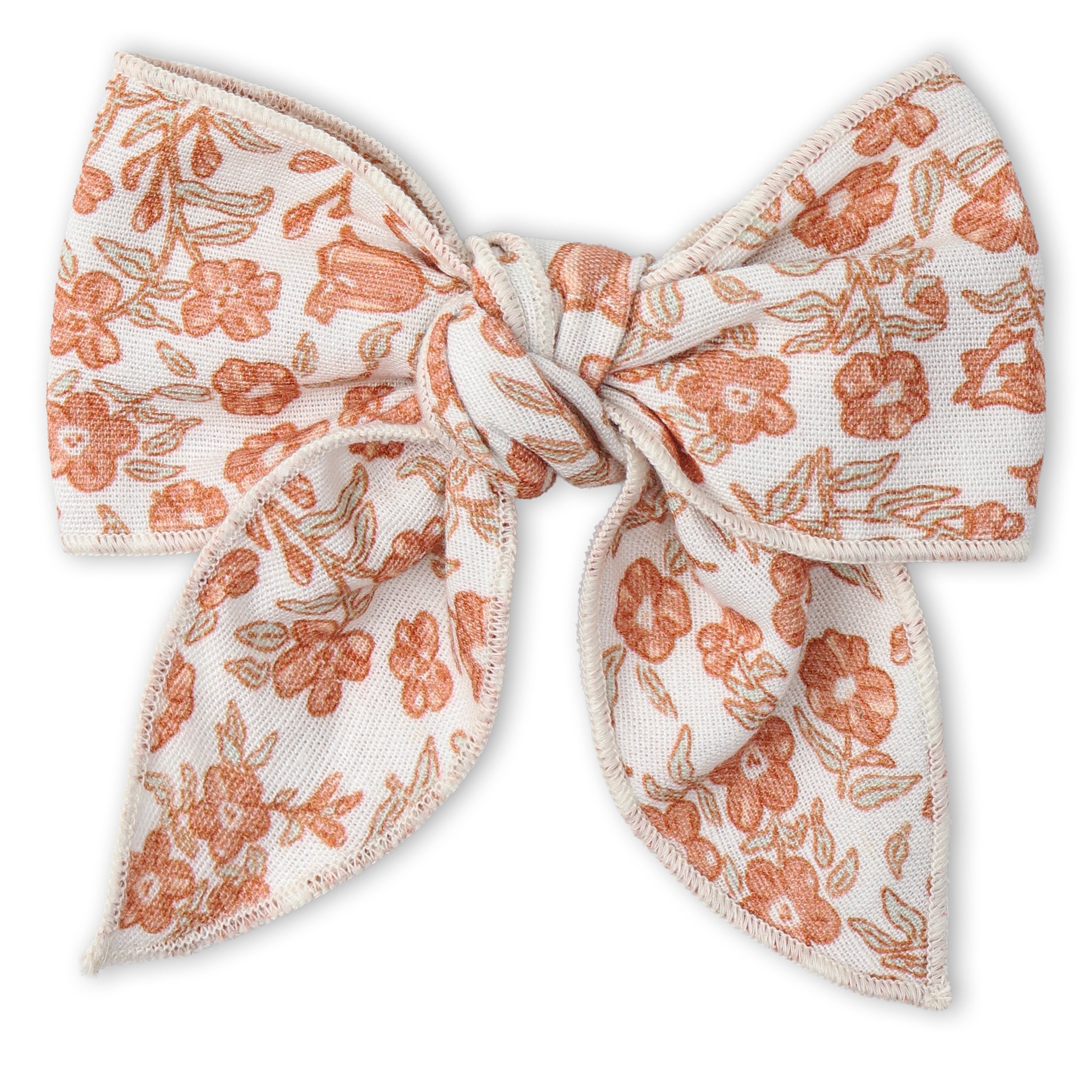 Organic Hair Bow Clip - Sienna - Aaria Tees Aaria Tees