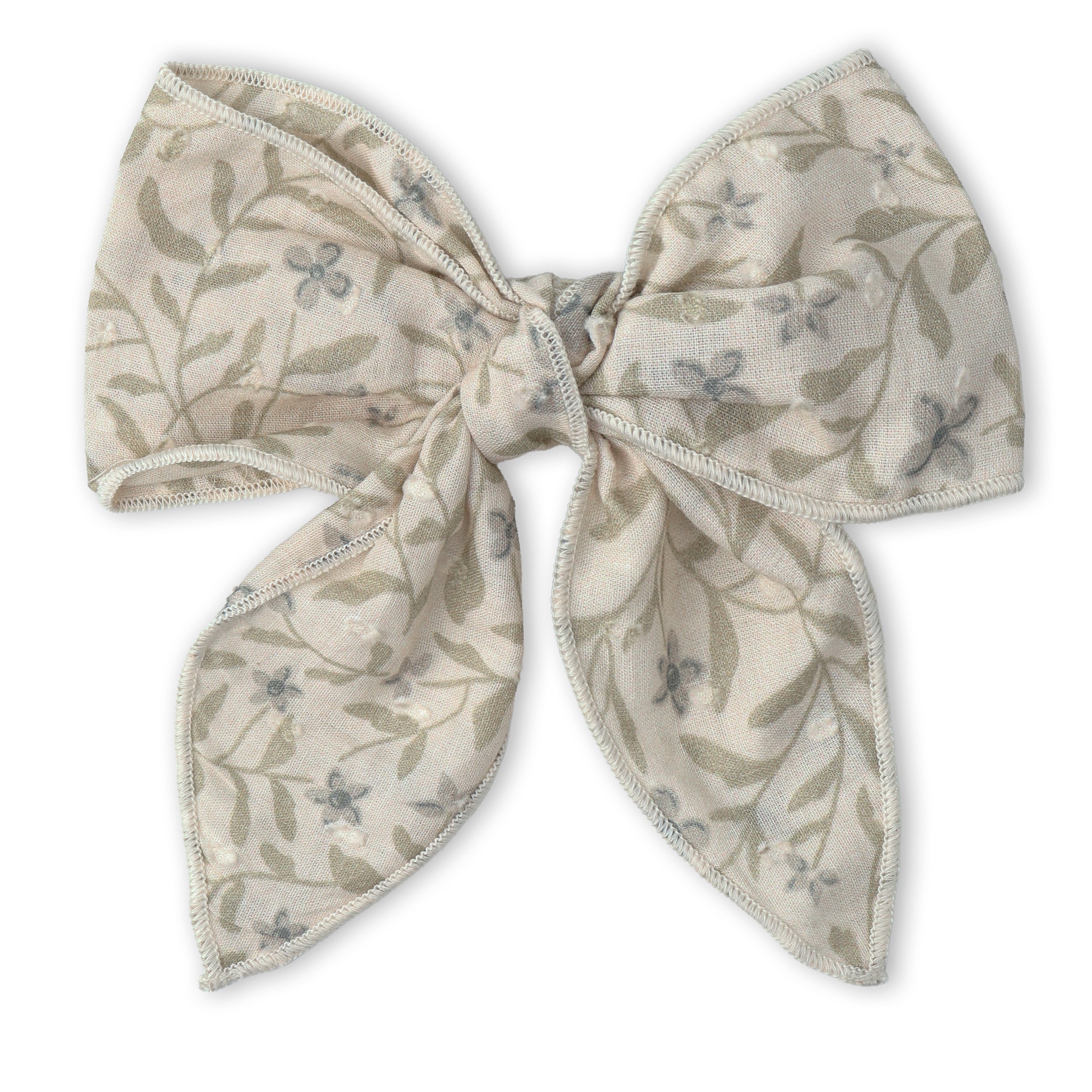 Organic Hair Bow Clip - Bluebelle - Aaria Tees Aaria Tees