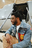 New Rich Denim Jacket (Denim) - Aaria Tees Aaria Tees