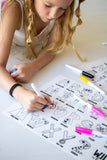 Coloring Mats Aaria Tees