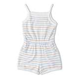 Organic Tank Romper - Cabana Stripes - Aaria Tees Aaria Tees