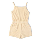 Organic Tank Romper - Butter Yellow - Aaria Tees Aaria Tees