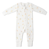 Organic 2-Way Zip Romper - Ice Cream - Aaria Tees Aaria Tees