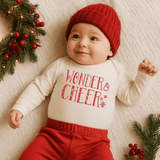 long sleeve graphic bodysuit | wonder and cheer - Aaria Tees Aaria Tees