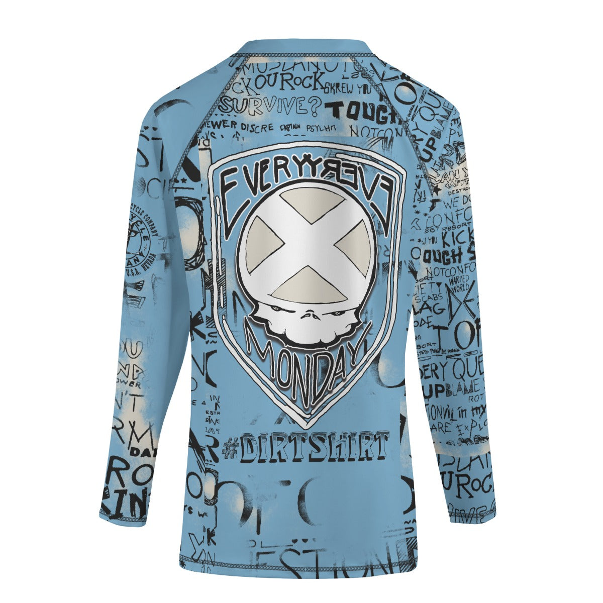 Every Monday #dirtshirt Long Sleeve Men's Motocross Shirt | Ride Every Day - Aaria Tees Aaria Tees
