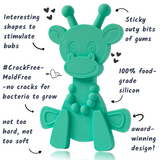 Little bamBAM Baby Teething Toy - Turquoise - Aaria Tees Aaria Tees