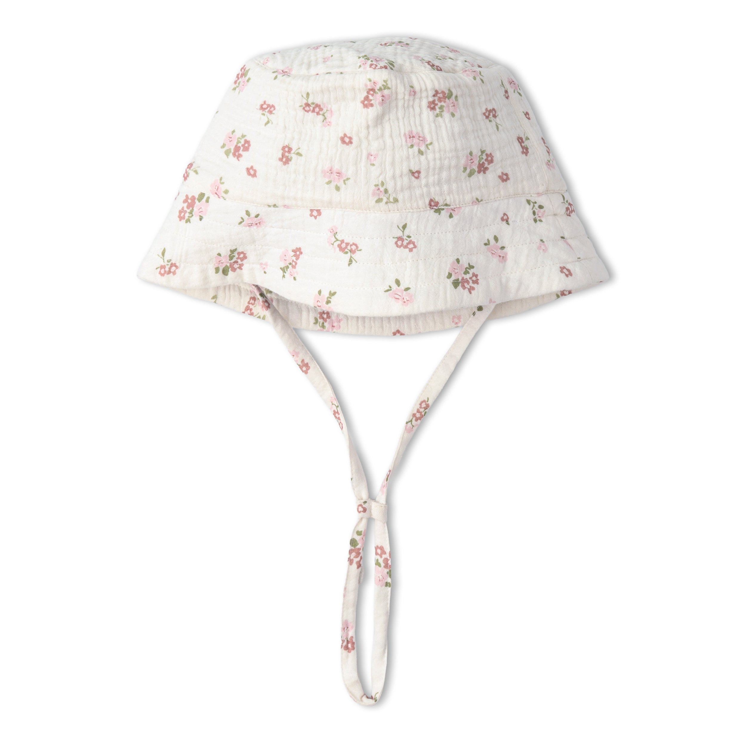 Organic Bucket Sun Hat - Blush Floral - Aaria Tees Aaria Tees