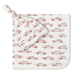 Organic Swaddle Blanket & Hat Set - Cars - Aaria Tees Aaria Tees