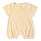 Organic Short Romper - Butter Yellow - Aaria Tees Aaria Tees