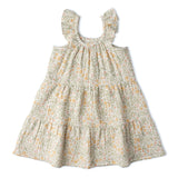 Organic Ruffle Tiered Dress - Bloomfield - Aaria Tees Aaria Tees