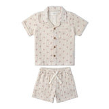 Organic Shirt & Shorts Set - Cross - Aaria Tees Aaria Tees