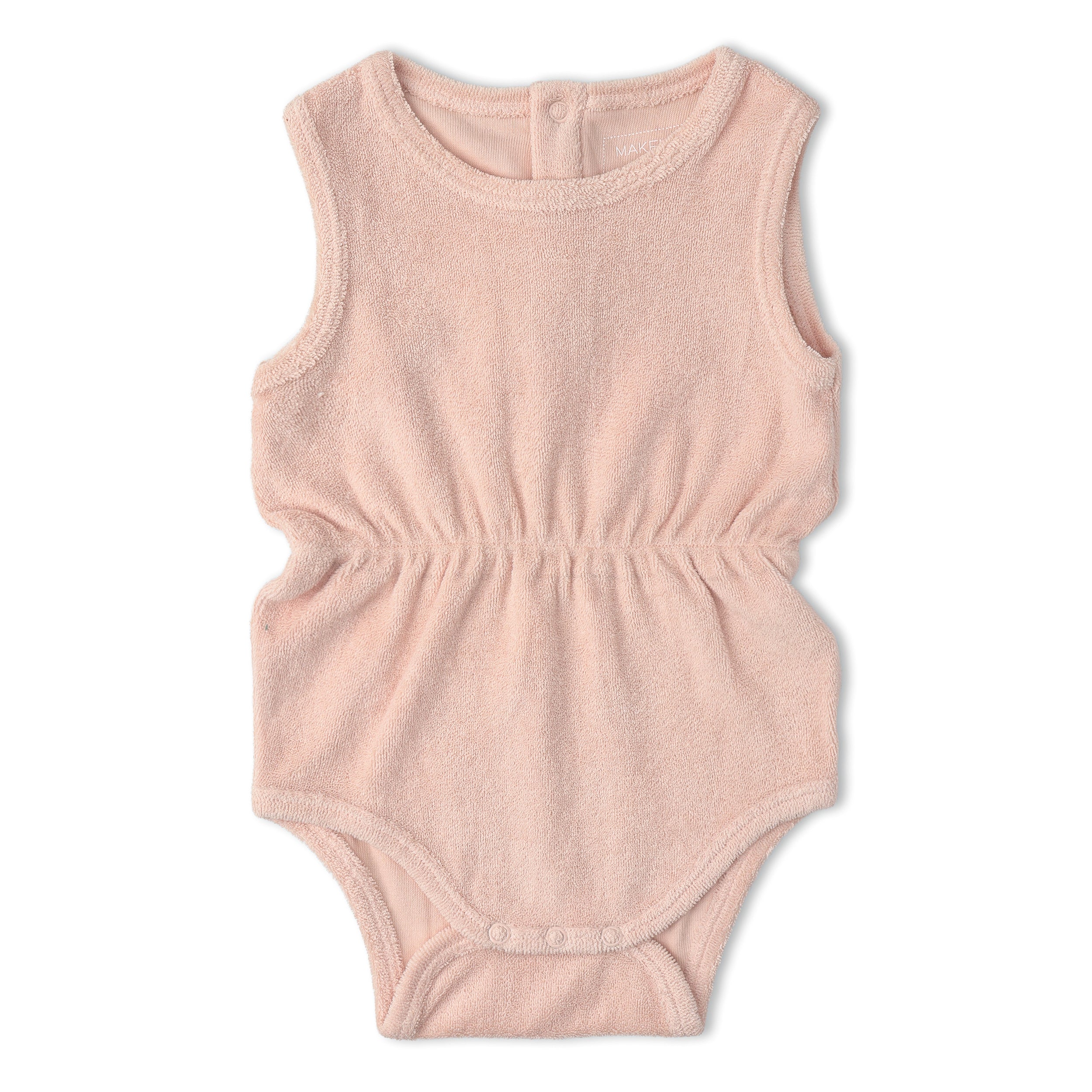 Organic Clinch Romper - Blush - Aaria Tees Aaria Tees