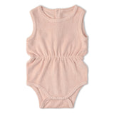 Organic Clinch Romper - Blush - Aaria Tees Aaria Tees
