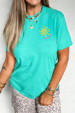 Mint Green LAKE DAYS Double Side Printed Vacation T Shirt - Aaria Tees Aaria Tees