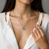 Santorini Pendant Necklace Aaria Tees