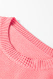 Dusty Pink Heart Bow Graphic Valentine Sweater - Aaria Tees Aaria Tees
