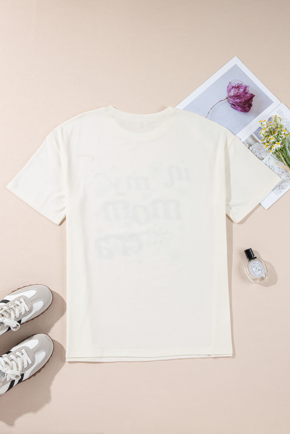 Jet Stream In My mom Era Graphic Loose Casual Tee - Aaria Tees Aaria Tees