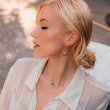 The Boho Mini Earring - Aquamarine and Iolite Aaria Tees