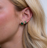 Incanto Studs Emerald Aaria Tees