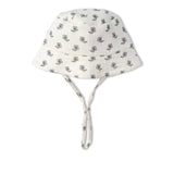Organic Bucket Sun Hat - Poppy - Aaria Tees Aaria Tees