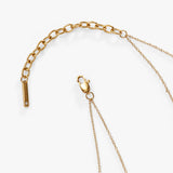 Double-Layer Crystal Necklace - Aaria Tees Aaria Tees