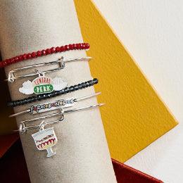 FRIENDS™ Holiday Armadillo Charm Bangle - Aaria Tees Aaria Tees
