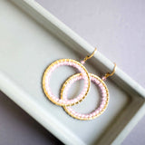 Rose Quartz Halo Jewelry Set Aaria Tees