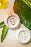 Margarita Chains - Lapis and Chalcedony Aaria Tees
