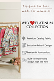 Platinum balcony pink dot dress Aaria Tees