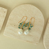 Pearl Gossamer Earrings Aaria Tees