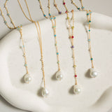 Pearl Gossamer Necklaces Aaria Tees