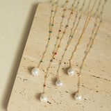 Pearl Gossamer Necklaces Aaria Tees