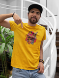 Abstract Ice Cream Skull Graphic Tee - Aaria Tees Aaria Tees