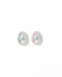 Monica Pearl Stud - White - Aaria Tees Aaria Tees