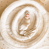 Macrame Oval Play Mat & Round Play Mat Bundle - Aaria Tees Aaria Tees