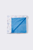 Blue pumpkin print baby blanket Aaria Tees