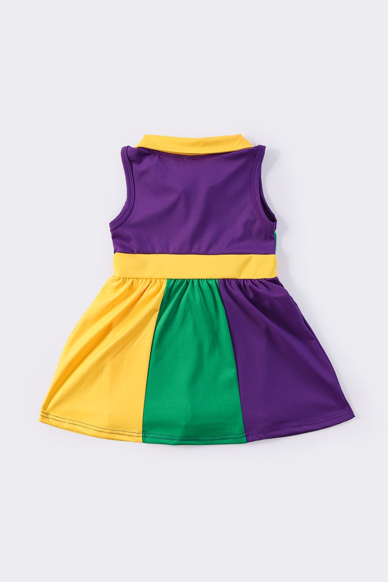 Mardi gras tennis girl dress - Aaria Tees Aaria Tees