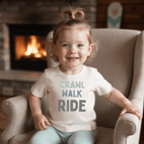 graphic tee | crawl walk ride - Aaria Tees Aaria Tees