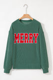 Aliella Letter Graphic Loose Long Sleeve Top - Aaria Tees Aaria Tees