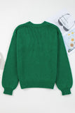 Monamara Bow Graphic Christmas Sweater - Aaria Tees Aaria Tees