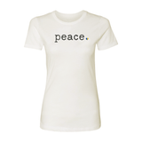adult graphic tee | peace | womens - Aaria Tees Aaria Tees