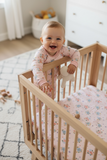 Blush Bloom (Crib Sheet) - Aaria Tees Aaria Tees