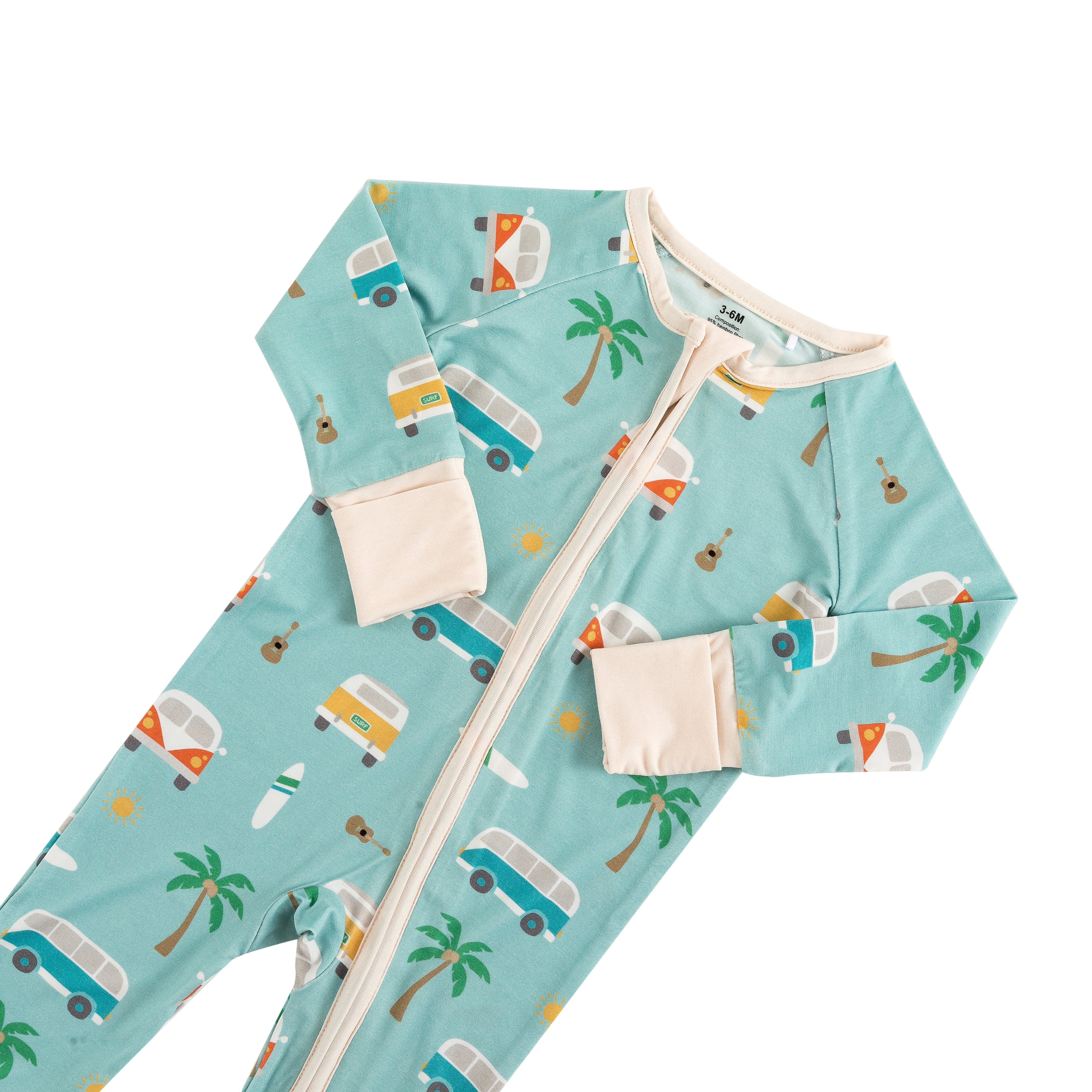 Coastal Cruising (Convertible Zip Footies) - Aaria Tees Aaria Tees